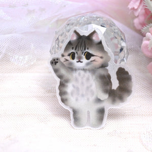Fluffy Cat Sticker