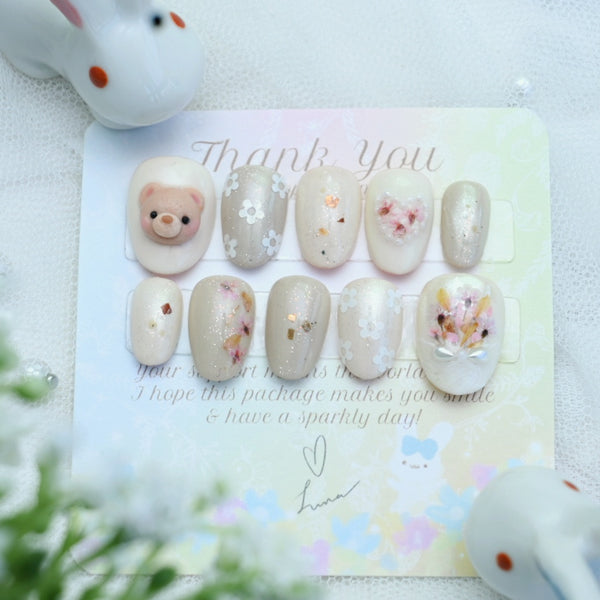 Mama Bear Press-on Nails – Lunaliliputian