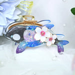 Yozakura Orca Hair Huggie (5.5cm claw) - Purple tips