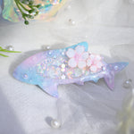 Dreamy Sakura Shark Barrette (6cm clasp)