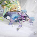 Wisteria Orca Hair Huggie (5.5cm claw) - Dancing Heart