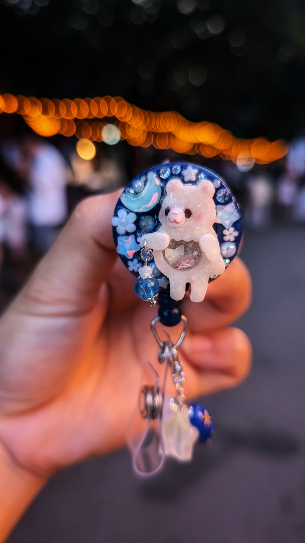 Lantern Carrier Badge Reel  - Diamond Dusk