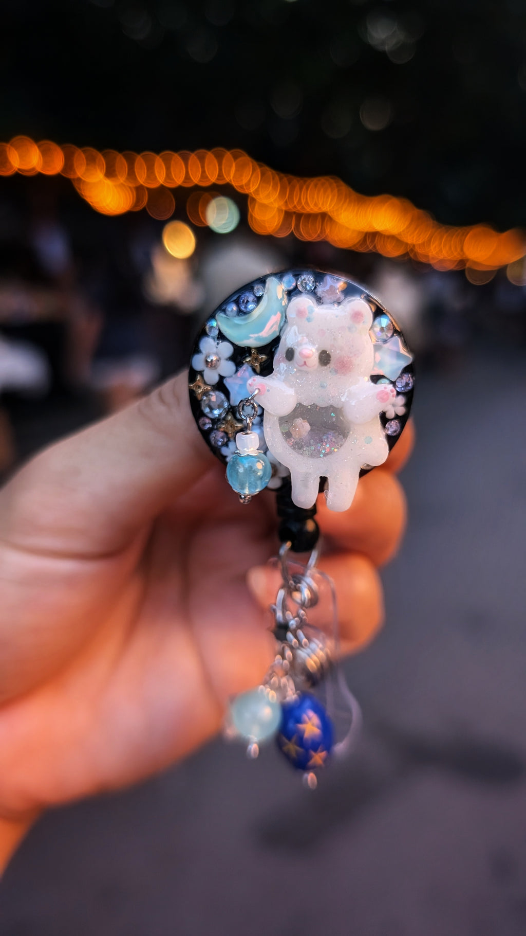 Lantern Carrier Badge Reel  - Sparkle Night
