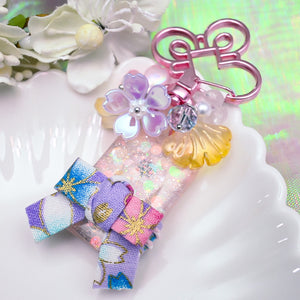Happiness Yukata Omamori Charm (Purple)