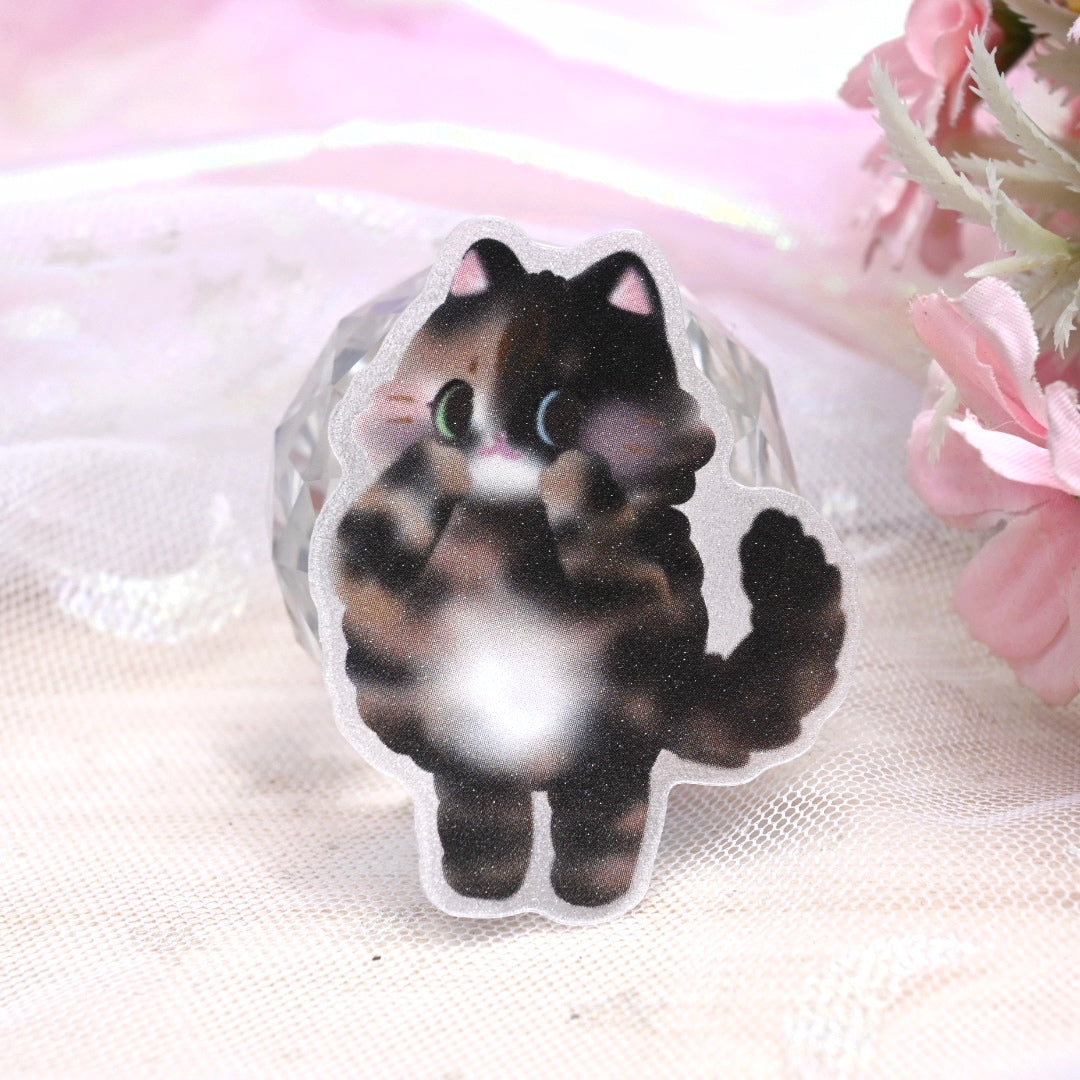 Fluffy Cat Sticker