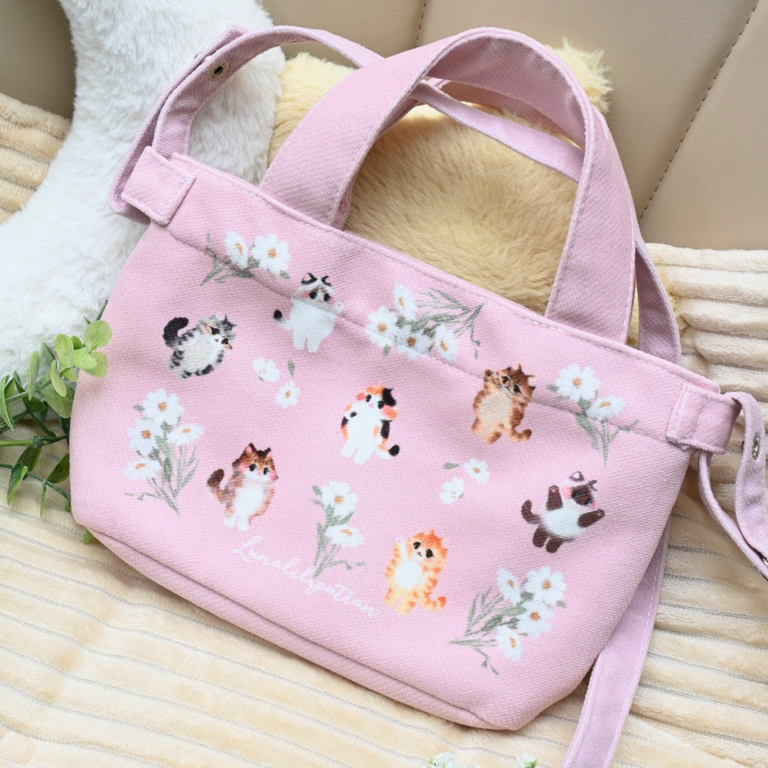 Kitty Daisies Sling Bag Tea Rose (Instock)