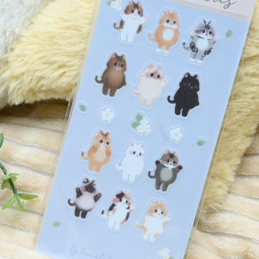 Tiny Kitties Sticker Sheet