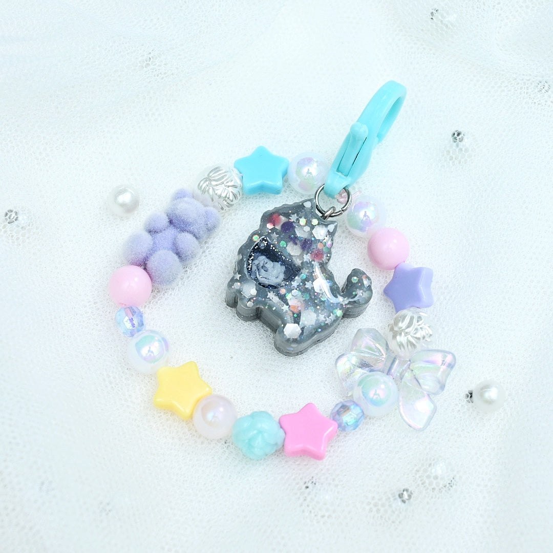 Tiny Pommie Beaded Charm