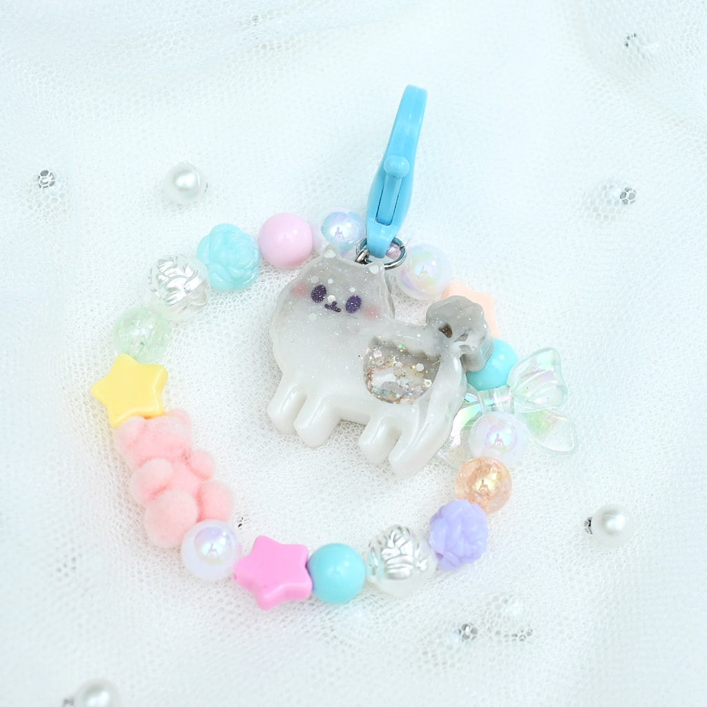 Tiny Spitz Beaded Charm