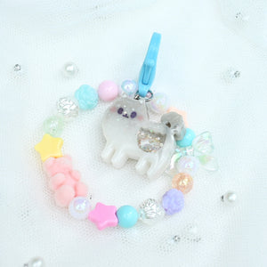Tiny Spitz Beaded Charm
