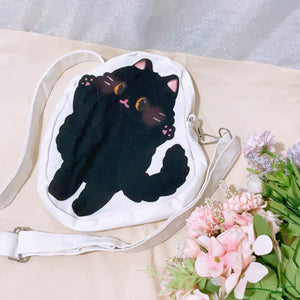 Black Cat Canvas Bag