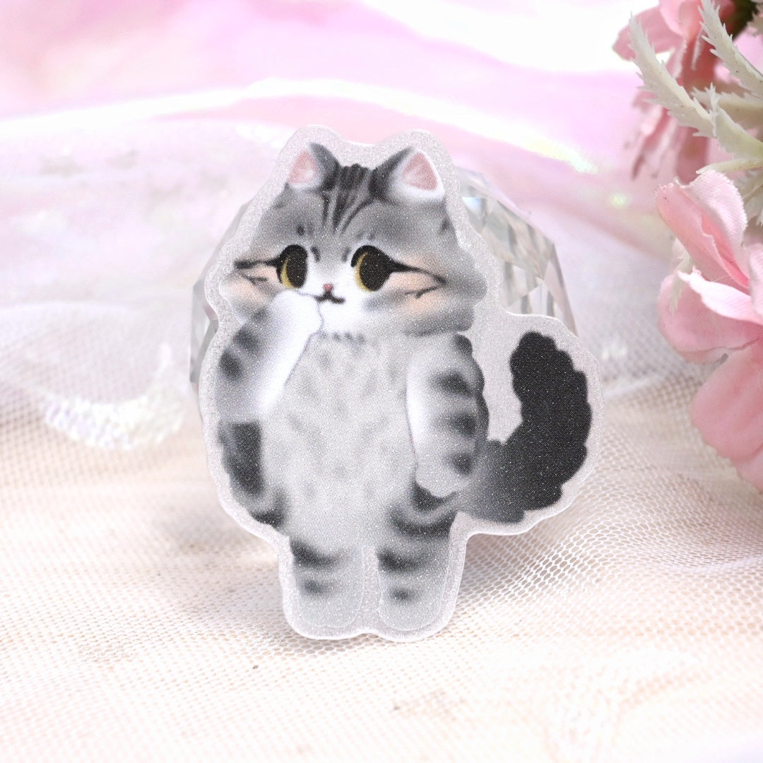 Fluffy Cat Sticker