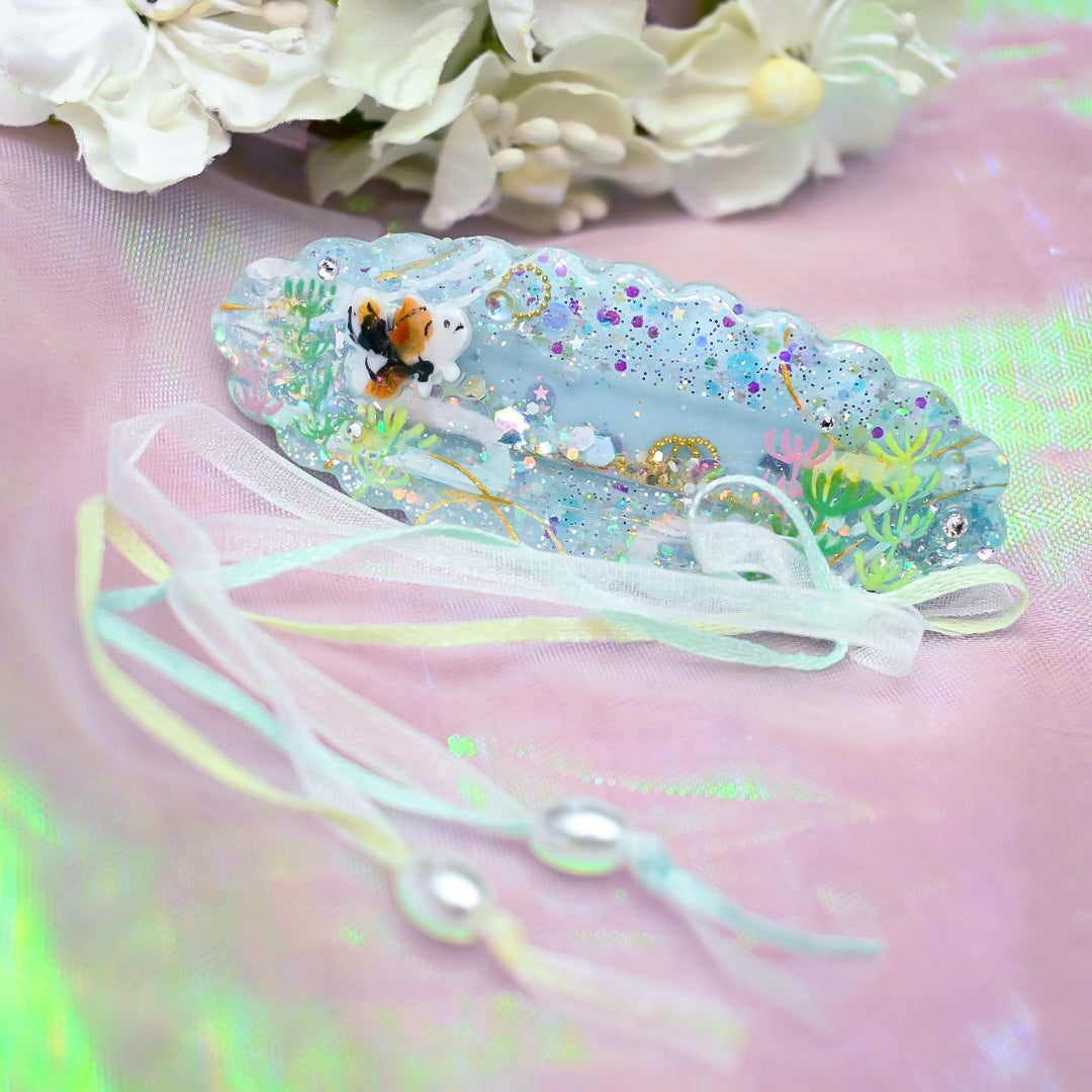 Kingyo Glow Barrette (Frilly)