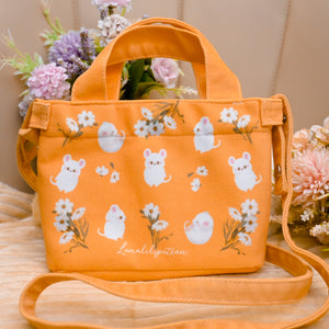 Mousie Daisies Sling Bag (Instock)