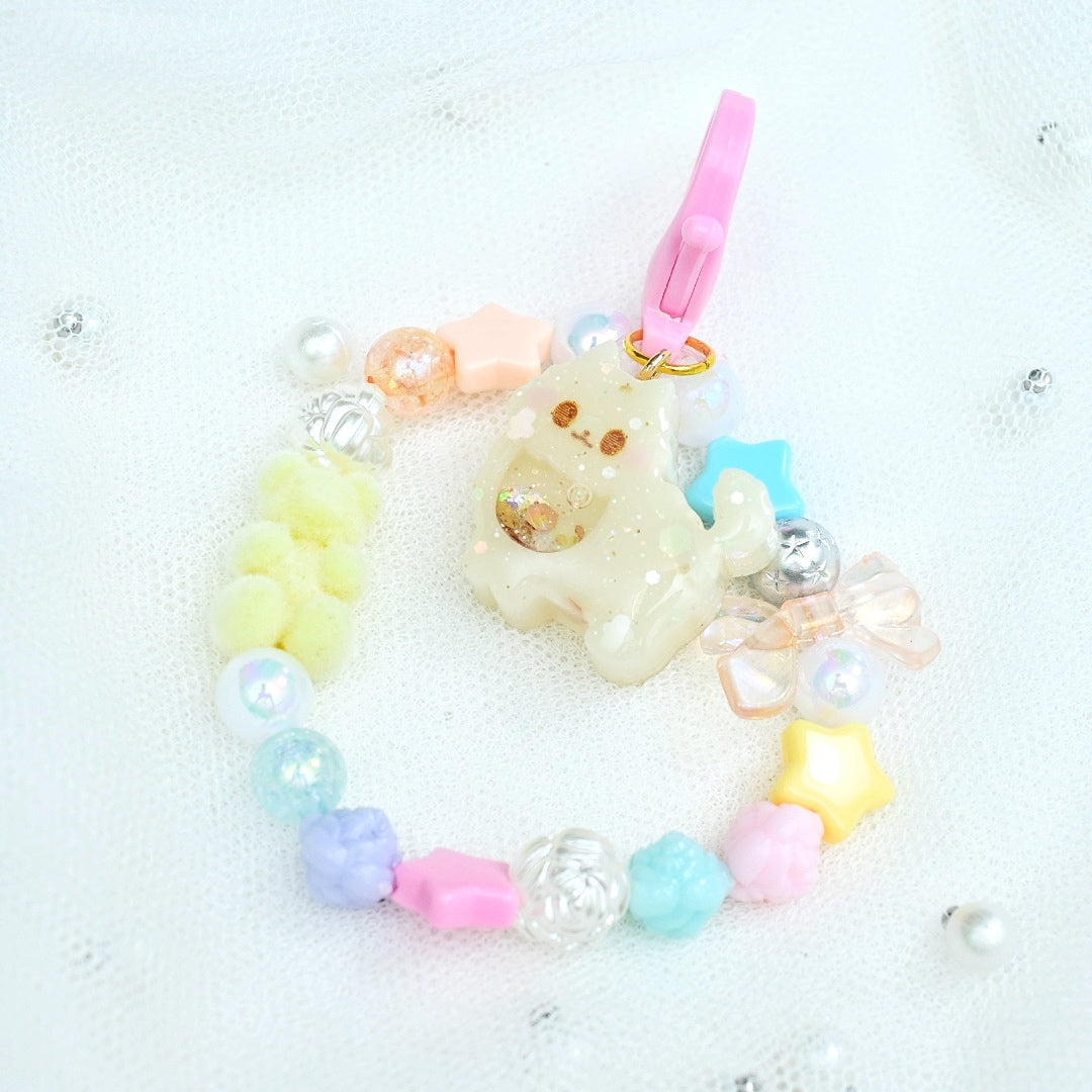 Tiny Pommie Beaded Charm