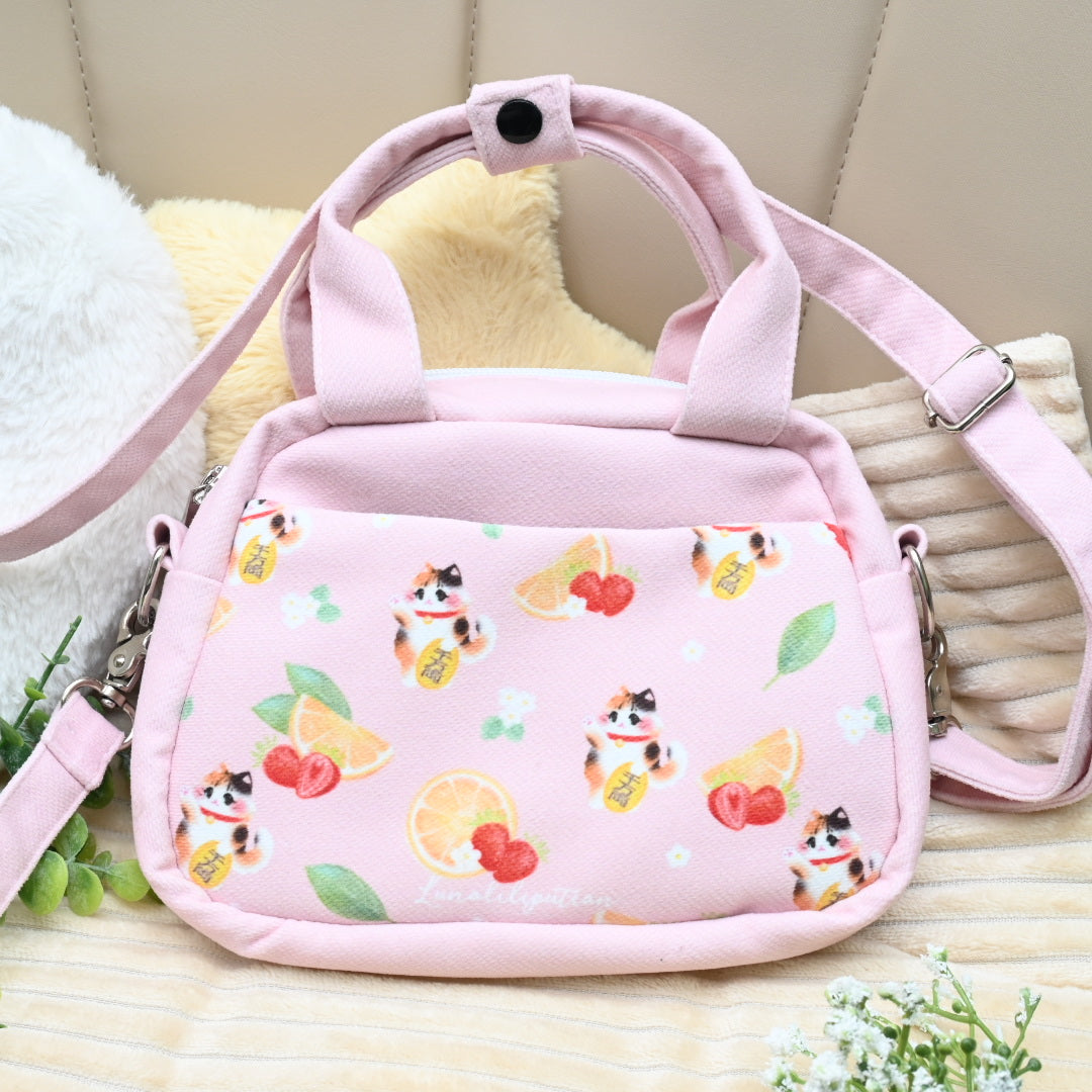 Maneki Petite Pocket Bag Pink (Instock)