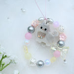 Tiny Pommie Beaded Phone Strap