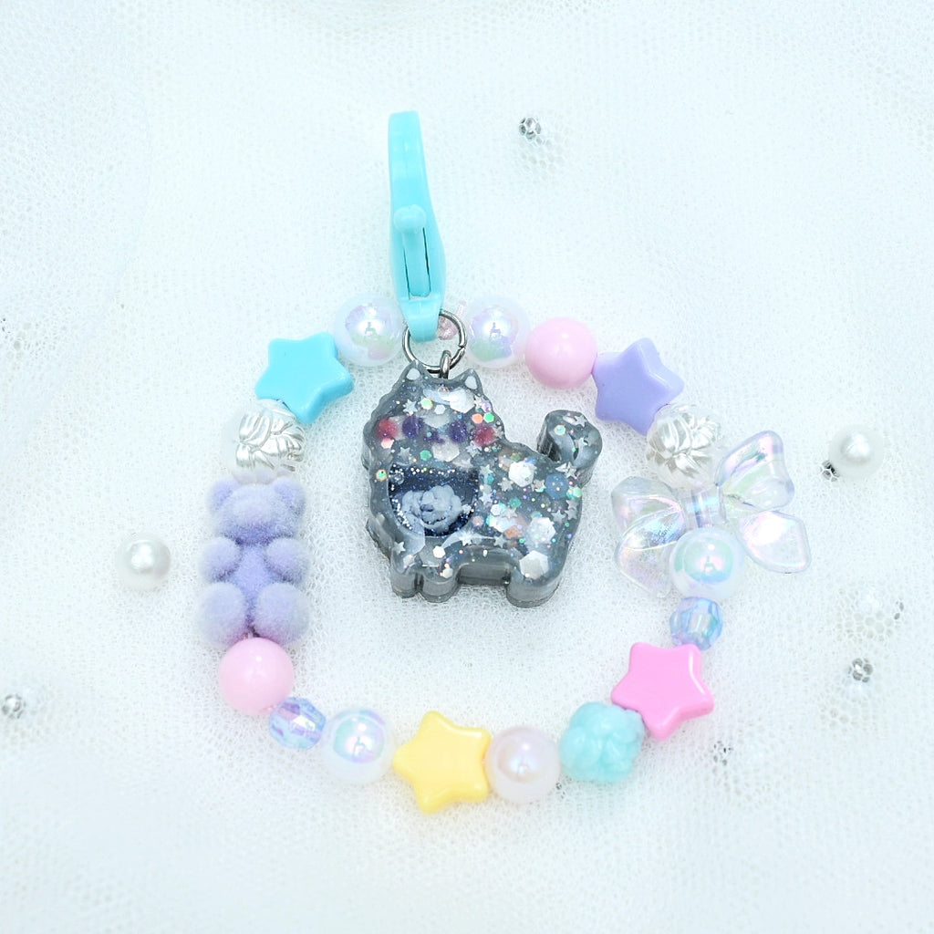 Tiny Pommie Beaded Charm