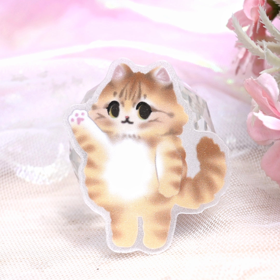 Fluffy Cat Sticker