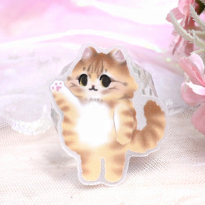 Fluffy Cat Sticker