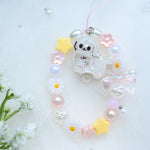 Tiny Poodle Beaded Phone Strap