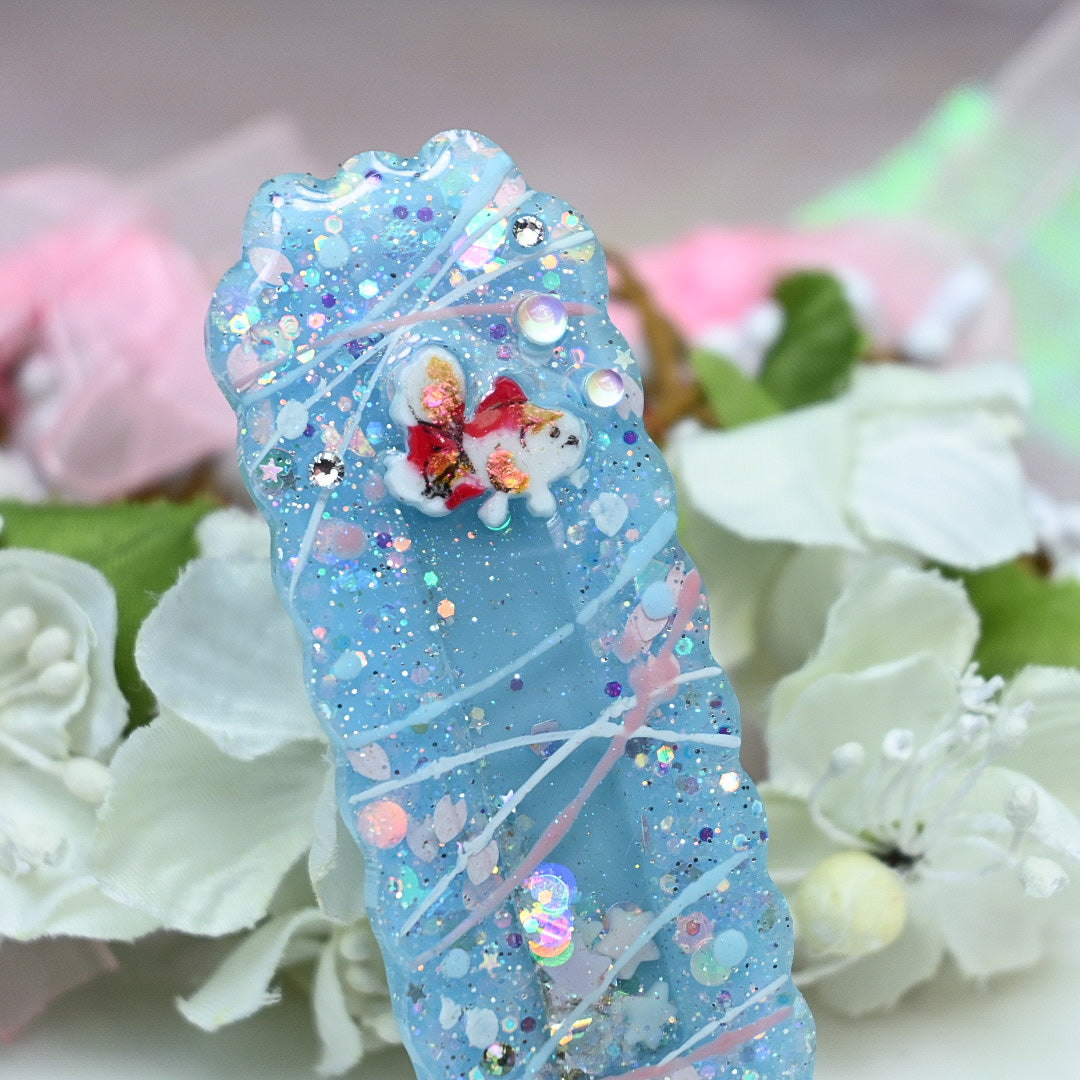 Yoyo Tsuri Glow Barrette (Blue)
