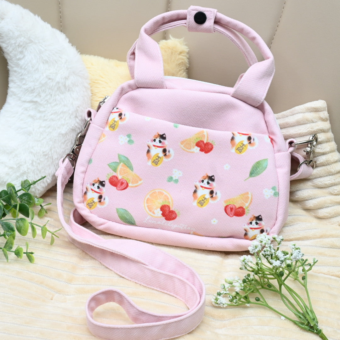 Maneki Petite Pocket Bag Pink (Instock)