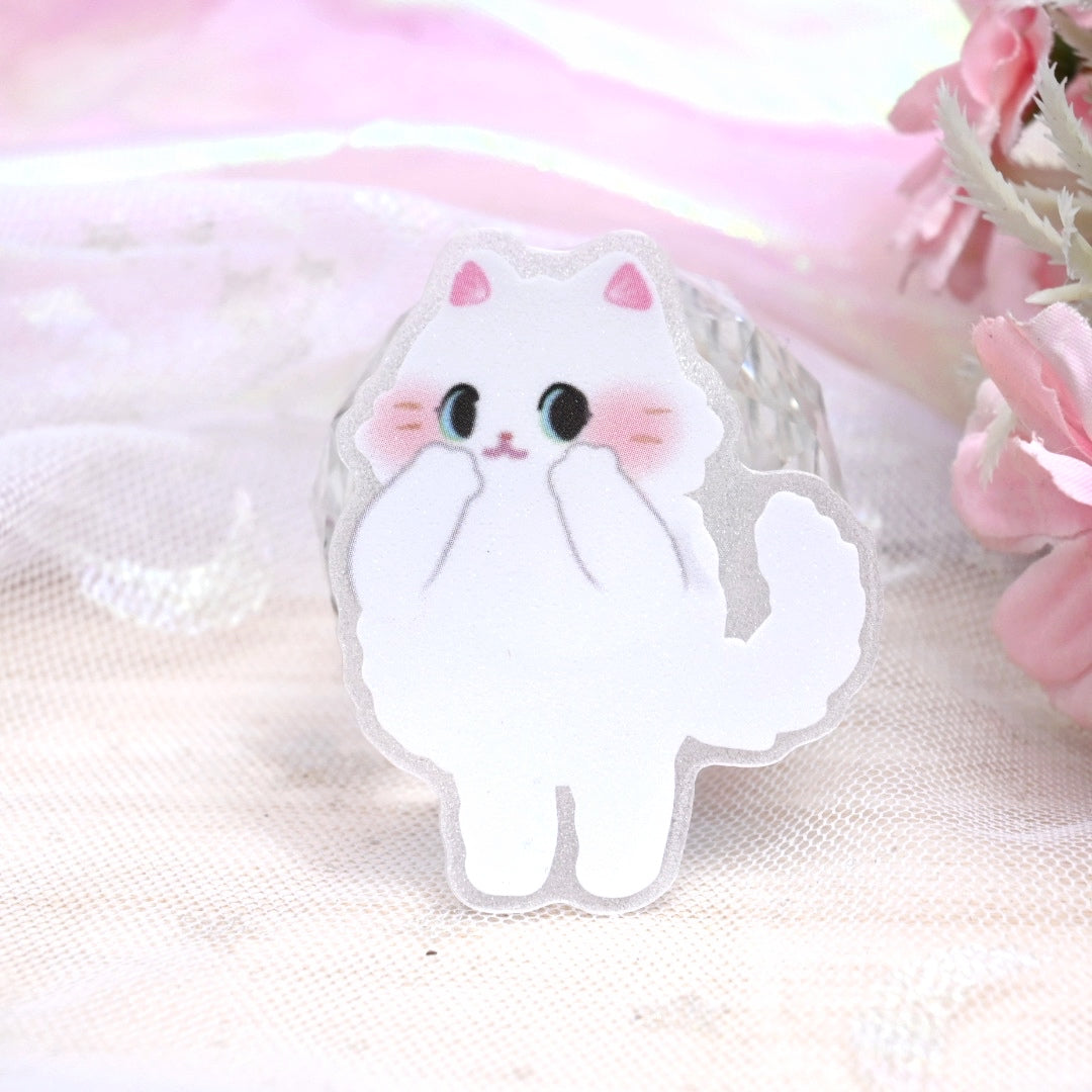 Fluffy Cat Sticker