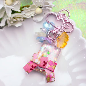 Happiness Yukata Omamori Charm (Pink)