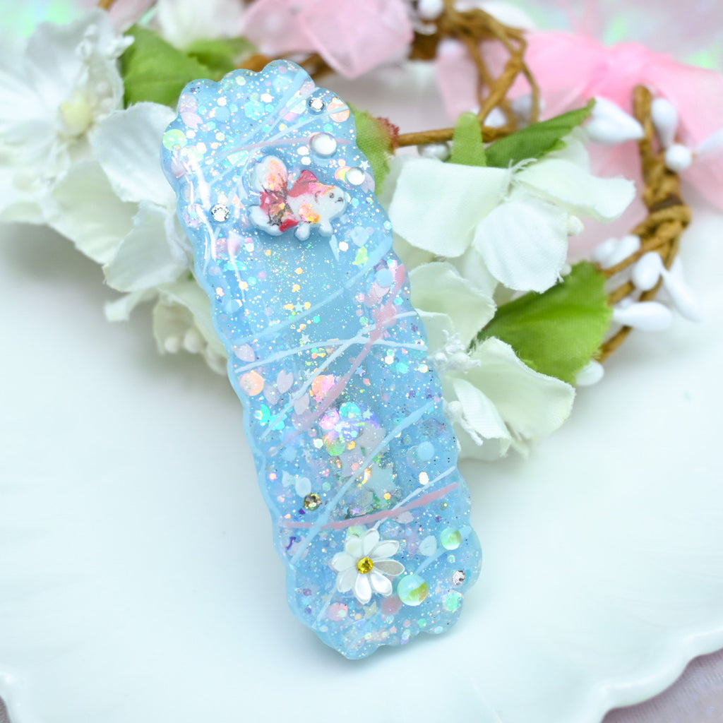 Yoyo Tsuri Glow Barrette (Blue)