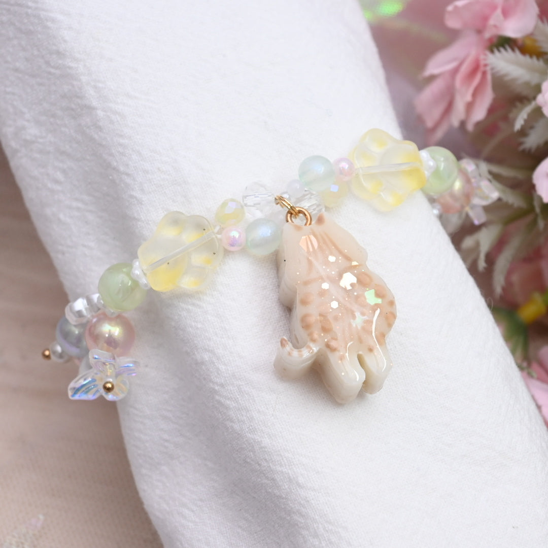 Paws of Pearlescence Kitty Bracelet