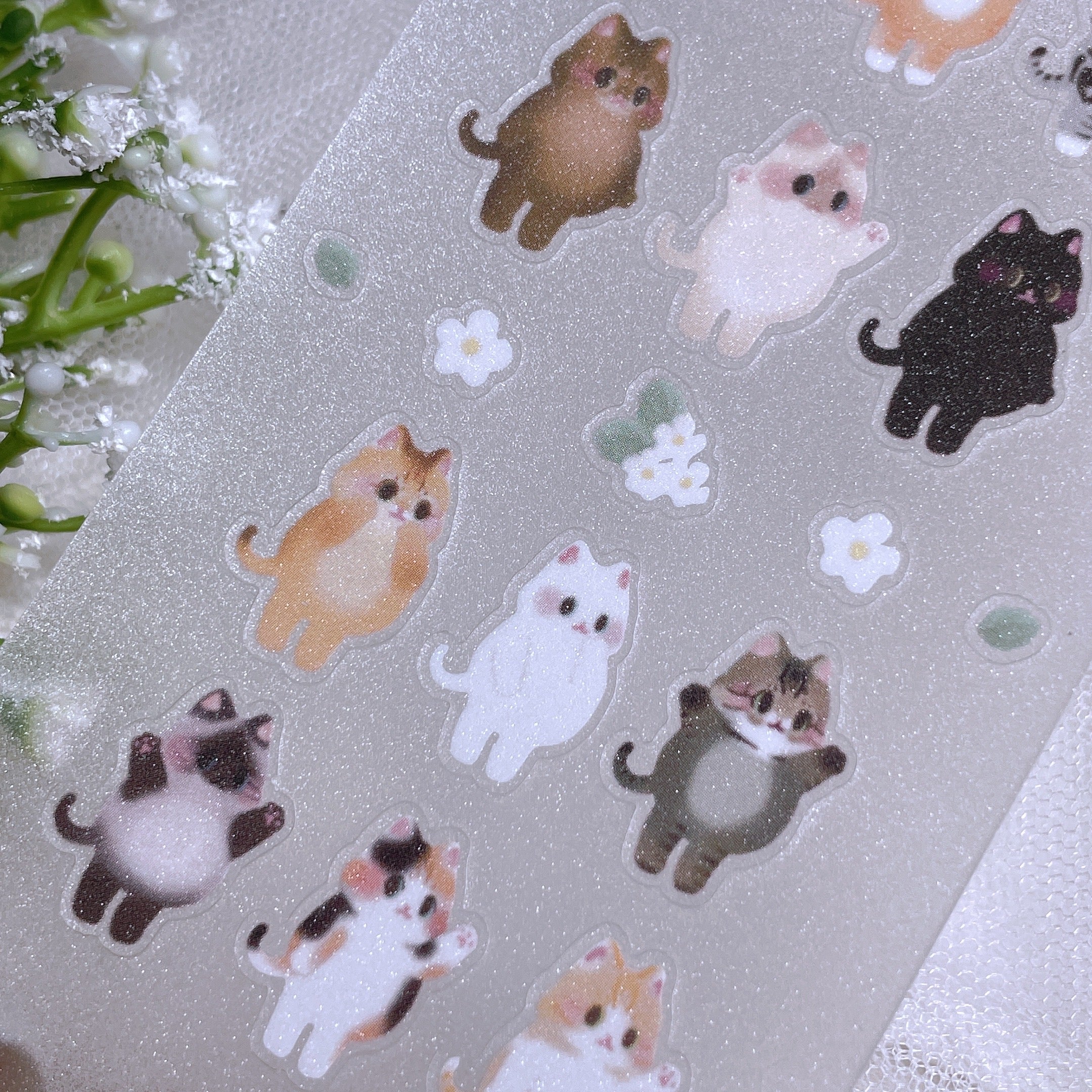 Tiny Kitties Sticker Sheet