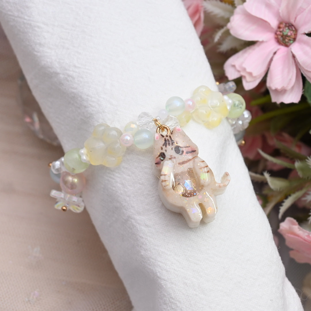 Paws of Pearlescence Kitty Bracelet
