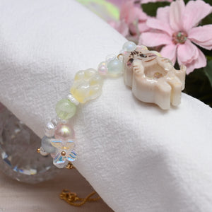 Paws of Pearlescence Kitty Bracelet