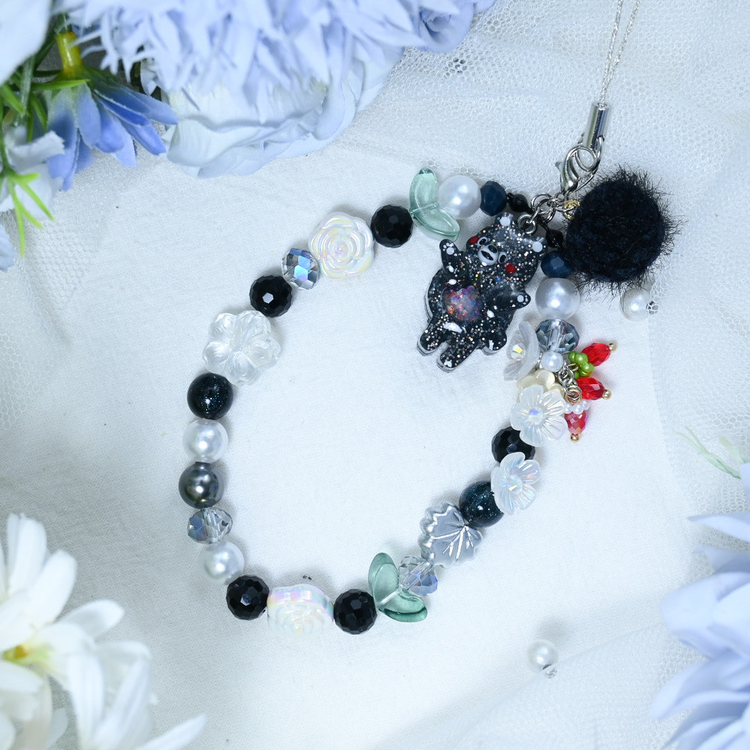 Kumamon Bear Beaded Charm