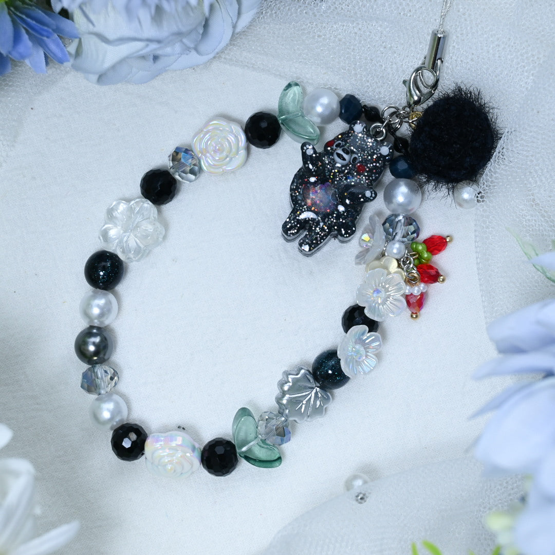 Kumamon Bear Beaded Charm