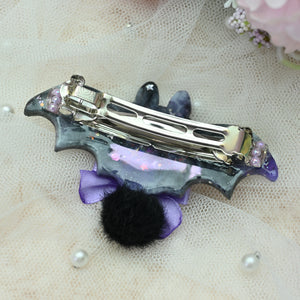 7cm Bat Barrette - Shadow