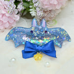 7cm Bat Barrette - Starlight