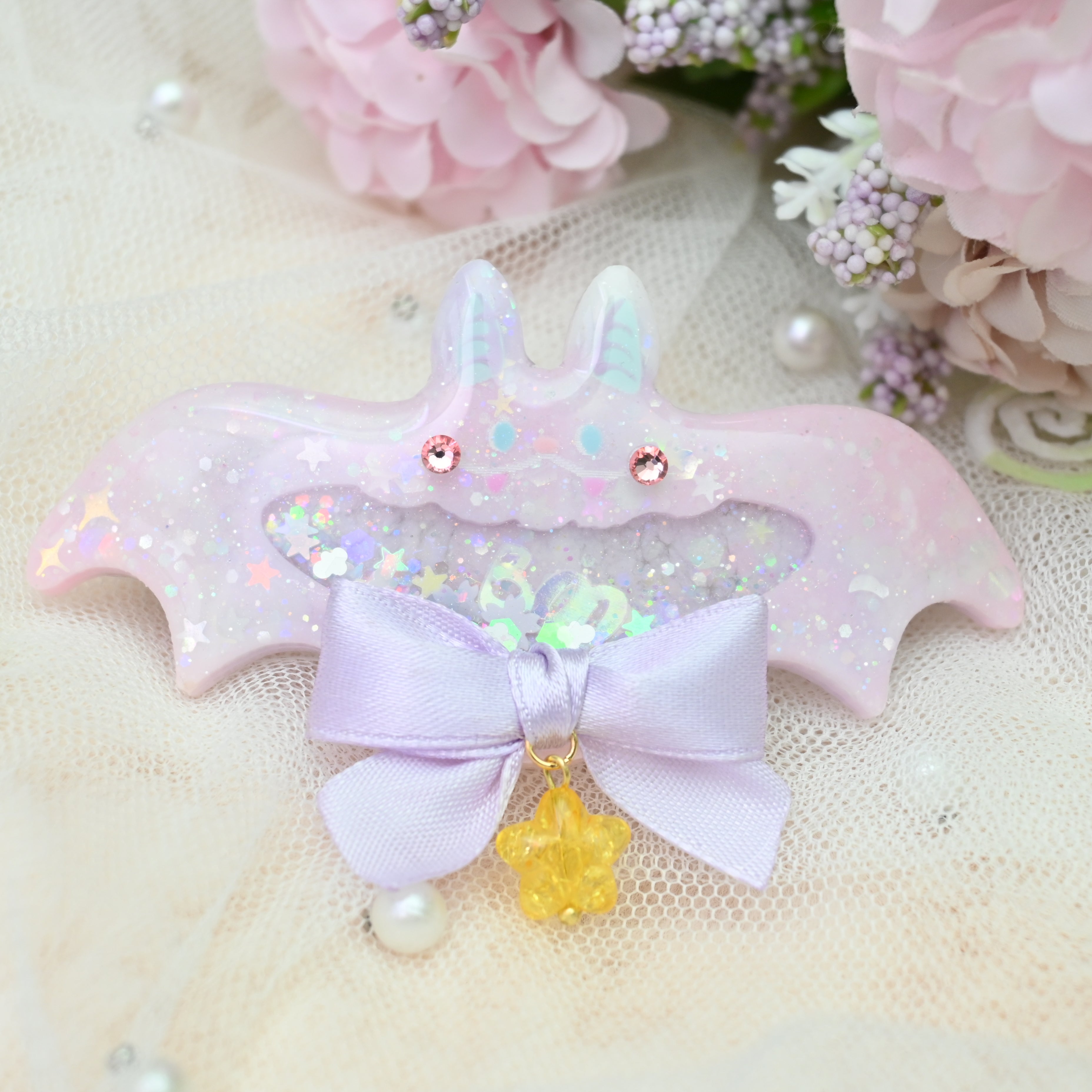 7cm Bat Barrette - Whimsy