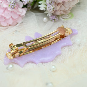 7cm Bat Barrette - Mallow