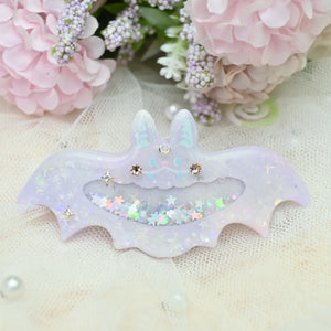 7cm Bat Barrette - Gossamer