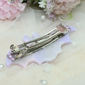 7cm Bat Barrette - Gossamer