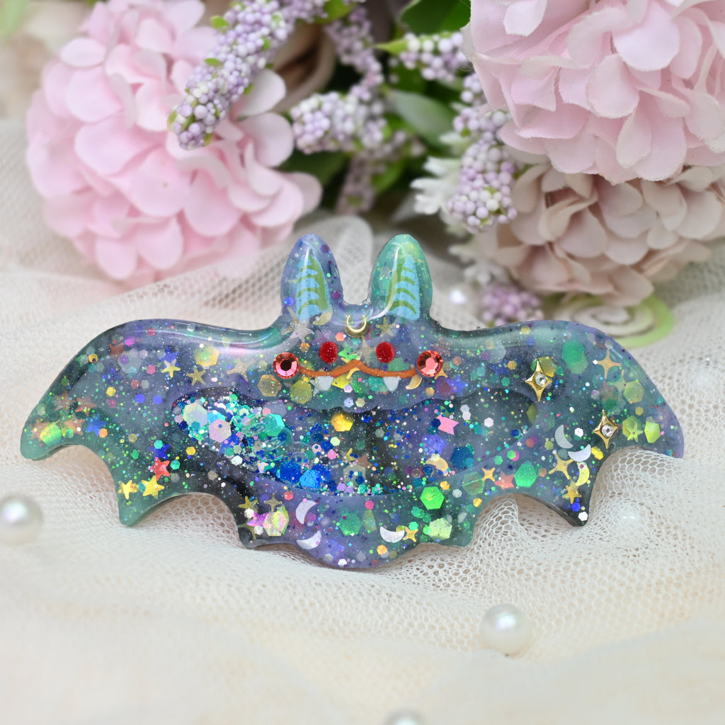 7cm Bat Barrette - Rune