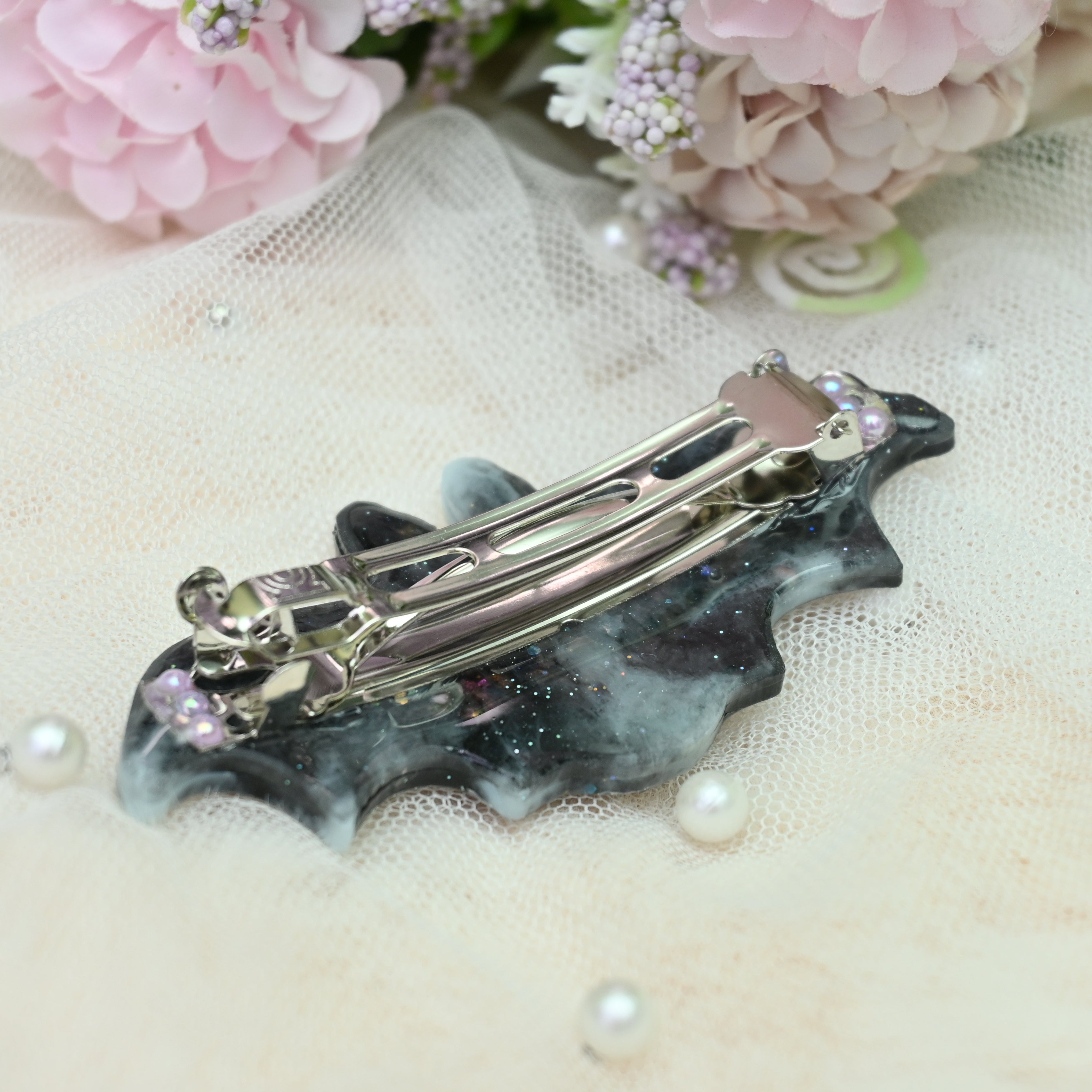 7cm Bat Barrette - Meteor