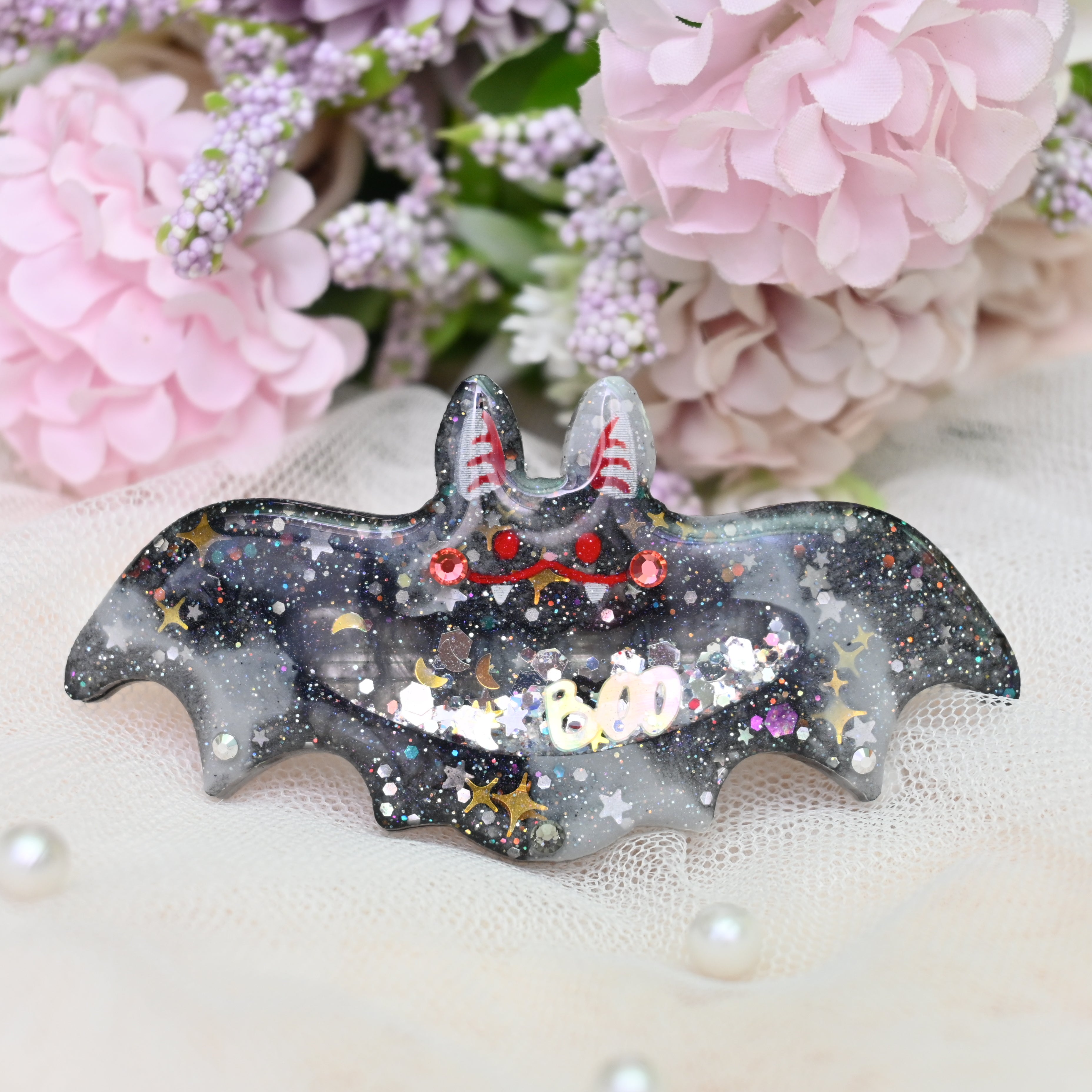 7cm Bat Barrette - Sorcerie