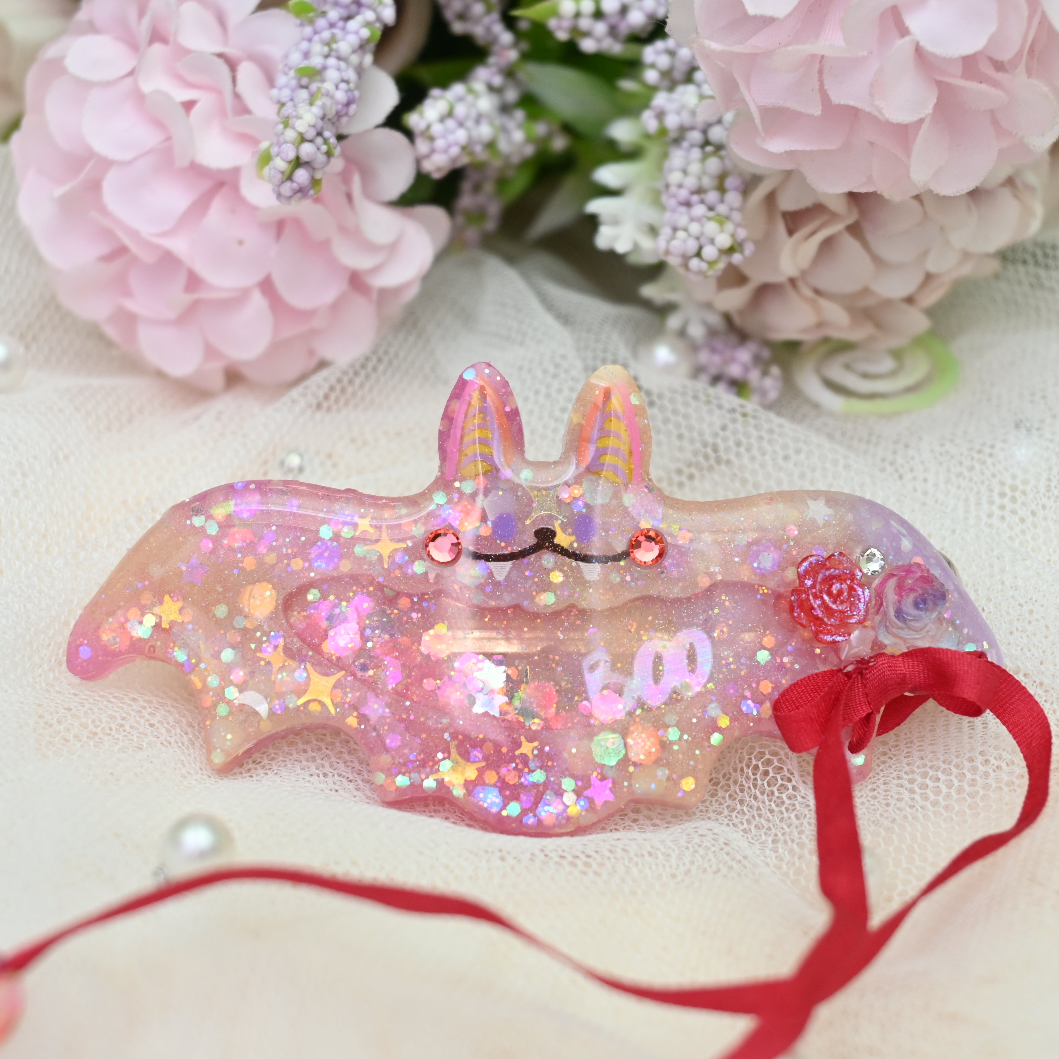 7cm Bat Barrette - Rosalia