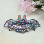 6cm Bat Barrette - Dazzle