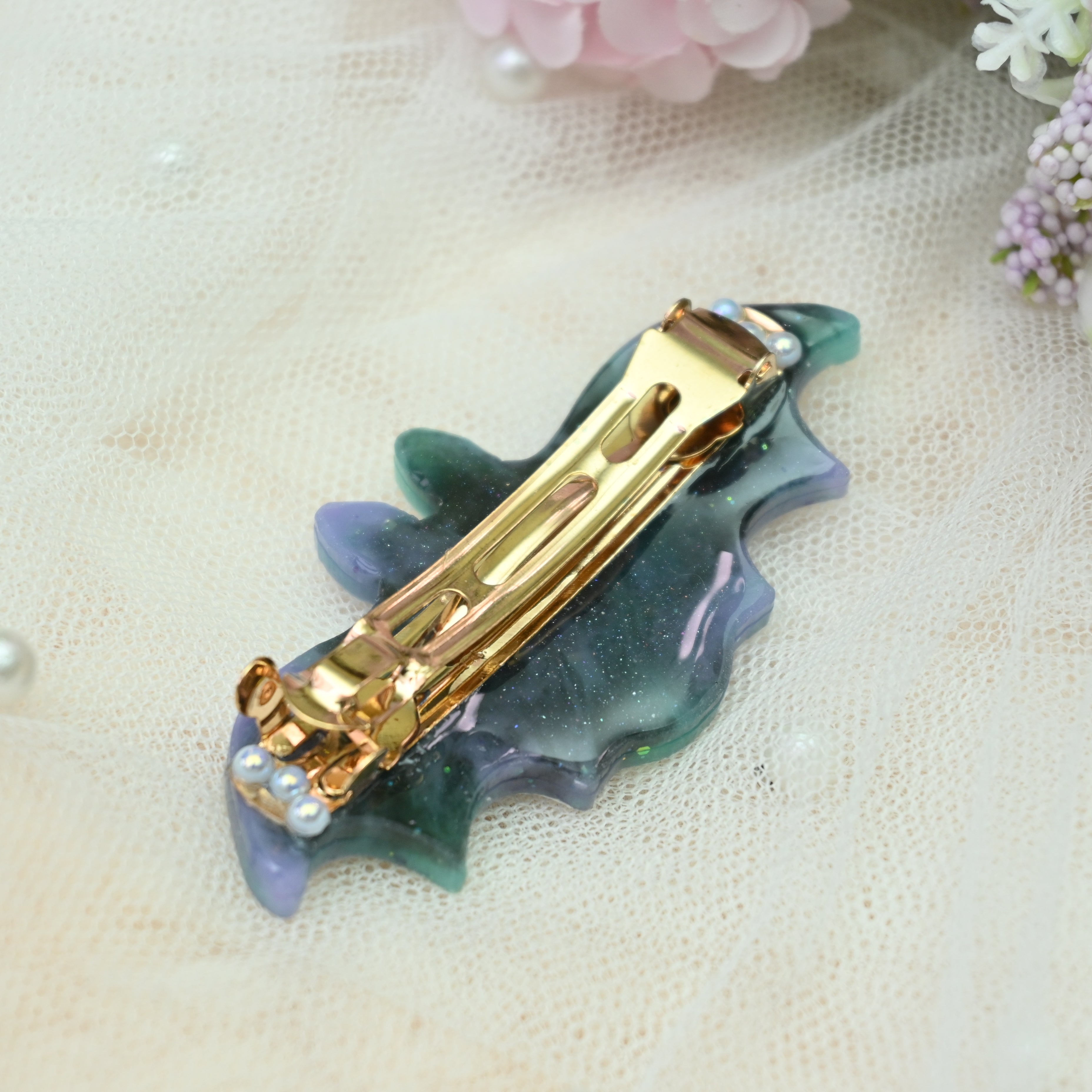 6cm Bat Barrette - Fizzle