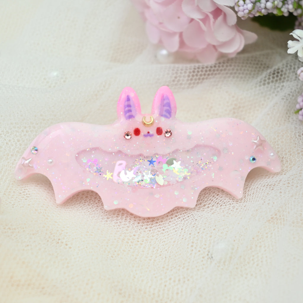 6cm Bat Barrette - Taffy