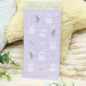 Mousie Daisies Sticker Sheet